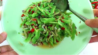 RESEPI ULAM PERIA DENGAN IKAN BILIS | SEDAP GILA!!