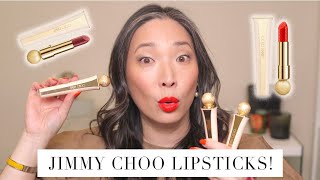 JIMMY CHOO - NEW Seduction Satin Lipsticks - Lip Swatches!