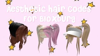 Aesthetic Hair Id Codes For Bloxburg