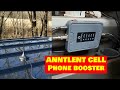 Cell phone booster installation, testing and review ANNTLENT booster