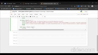 Developing ‘Rock, Paper, Scissors, Spock and Lizard’ game using Python programming