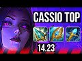 CASSIOPEIA vs AMBESSA (TOP) | 1000+ games | KR Grandmaster | 14.23