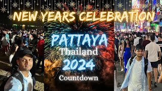 Pattaya Countdown: Dive into Pattaya New Year's Eve Celebration 2024 | New Years Fireworks #pattaya