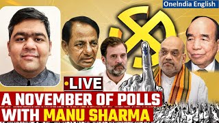 Assembly election 2023 Poll Dates | MP, Rajasthan, Chhattisgarh, Mizoram, Telangana vote in Nov