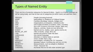 NLP Part 1 : Introduction to NLP and Named Entity Recognition (NER)
