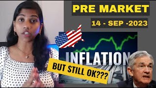 High US Inflation? -  Nifty & Bank Nifty Today? Pre Market report and analysis - 14 Sep 2023, Range