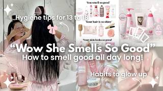 Simple Hygiene Routine to Smell Amazing All Day for 13 to 18 years old! 🤍🫧