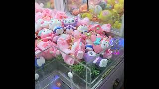 500원에 마이멜로디를 획득할수있다? 인기 산리오를 뽑아보자 #mymelody #sanrio #오락실 #인형뽑기 #미니뽑기 #산리오