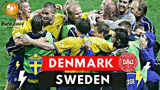 Denmark vs Sweden 2-2 All Goals \u0026 Highlights ( UEFA Euro 2004 )