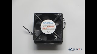 XD12038AC  XD12038A2HS 220/240V 0.14/0.16A 2 wires Cooling Fan