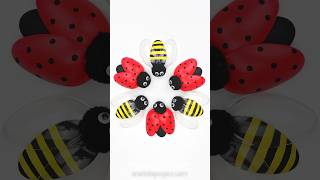 Plastic Spoon Bug Craft 🐞 🐝