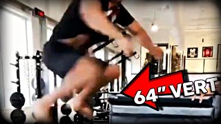 Myles Garrett Jumps 64-Inch Box Jump 😳