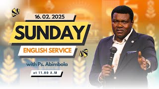 English Service LIVE | Ps. Abimbola | Minggu, 16 Februari 2025 | @ 11.00 AM | GBI WTC Serpong