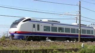 特急しらゆき２号　E653系新ﾆｲH201編成　信越本線　新潟→新井