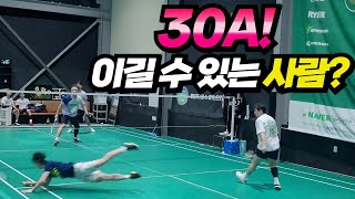 배드민턴은 30A지!! 2022 챌린지 전국 배드민턴 대회 (김재민,장영인 VS 조명훈,박다능)