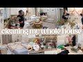 ALL DAY CLEAN WITH ME | whole house cleaning motivation + stay at home mom cleaning routine 2024!