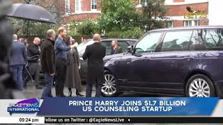 Prince Harry joins $1.7 billion US counseling startup
