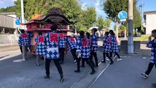 2024年湯野稲荷神社例大祭　本祭　昼の部　神輿渡御（15:00頃）南組～中央～愛宕～東組～千刈田～町組