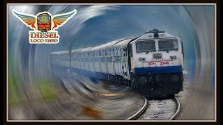 RAREST OF RARE !! SILIGURI WDP 4 powers UDYAN EXPRESS | Indian Railways