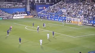 Caden Clark of CF Montreal (Impact) scores vs. Charlotte FC 9/14/24