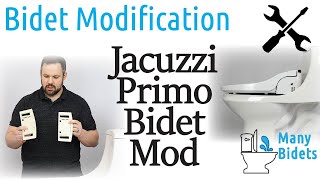 How to modify a bidet seat to install on the Jacuzzi Primo toilet - Bidet Installation Questions