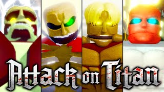 รวมไททันที่เปลี่ยนร่างไม่สมบูรณ์ Roblox : Typical Titan Shifting Game