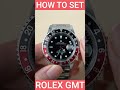 Setting Rolex GMT Master #rolex #gmtmaster #rolexwatch #watchcollection #coke