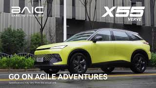 Dare to drive big with the X55 Verve | BAIC Philippines