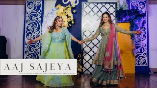 Aaj Sajeya || Vicky & Arosha's Wedding Dance Performance | Groom Mehndi