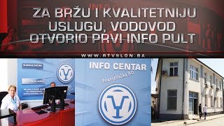 Za bržu i kvalitetniju uslugu, Vodovod otvorio prvi Info pult - 20.06.2017.