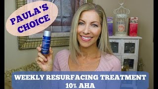 Skincare - Glycolic Acid for Younger Healthier Skin - Paula's Choice 10% AHA Weekly Resurfacing