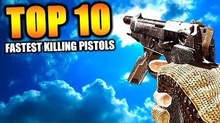 Top 10 "FASTEST KILLING PISTOLS" in COD HISTORY (Top 10) Call of Duty | Chaos