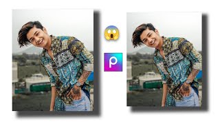 Black Shadow Photo Editing In Picsart || How To Set Shadow Behind The Image || Photo Edit