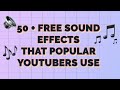 Funny Sound Effects for Youtube Videos - NON-COPYRIGHTED SOUND EFFECTS!