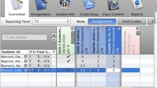 PTG - Marking & Scoring Assignments