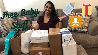 Free baby boxes 2021 | How to get free baby stuff ? With English subtitles | Telugu vlogs from USA