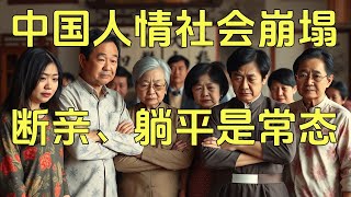 社会病态：亲情断裂与中国经济崩塌交织，家庭的未来已无望，房贷压力下的断亲悲剧：亲戚不再关心，家庭崩溃的真相：当亲情断裂，社会崩塌，未来再无希望 #断亲 #过年  #无趣 #躺平