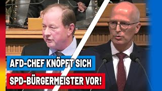 AfD-Chef weist SPD-Brandmauer-Bürgermeister zurecht!