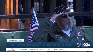 Tehachapi Memorial Day parade and ceremony