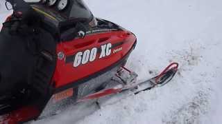 Test Driving The 2000 Polaris XC600 Deluxe 45th Anniversary For Sale, Parting Out Only.