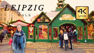 Leipzig walk | Leipzig walking tour | 4K Leipzig, Germany