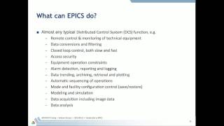 Introduction to EPICS