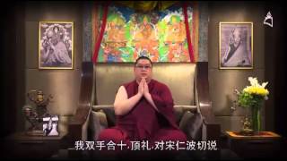 Receiving the practice from H.H. Zong Rinpoche (从至尊宋仁波切那里接受传承修持)