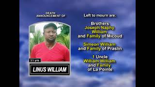 Linus William ~ Long Obituary