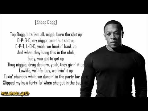 Dr. Dre - The Next Episode Ft. Snoop Dogg, Nate Dogg & Kurupt (Lyrics ...