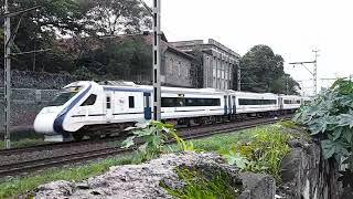 Quickest acceleration ever by 22225 CSMT - Solapur Vande bharat express towards Pune junciton