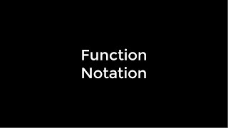 Function Notation | O Level Additional Mathematics