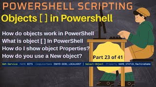 How do objects work in PowerShell [ ] ?