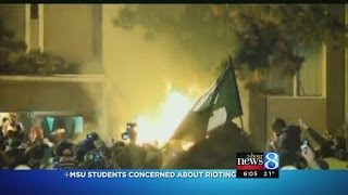 At least 57 fires, 15 arrests near MSU