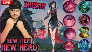 NEW HERO ZHUXIN AND NEW ITEMS TEST ~ MLBB LIVE